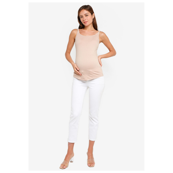Madalene Nursing Top Camisole Beige