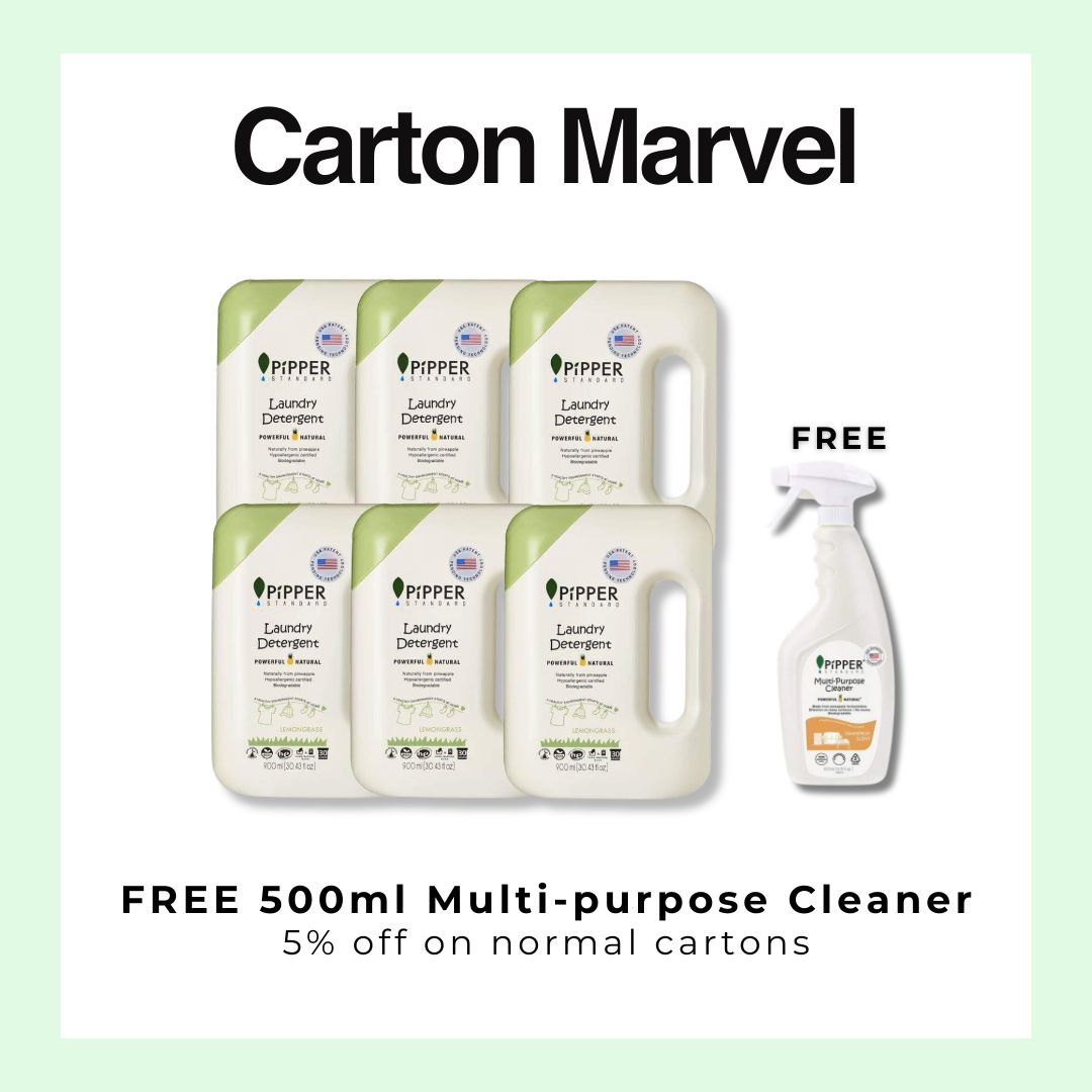 Pipper Standard Sale Carton Marvel: Free 500ML Multi-purpose Cleaner when you buy a box of 6