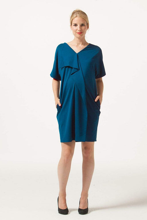 Fayme Nursing Dress Navy