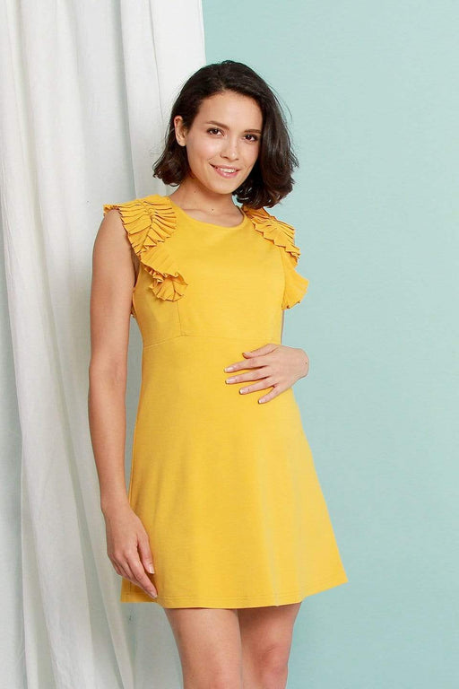 Evon Nursing Dress Marigold