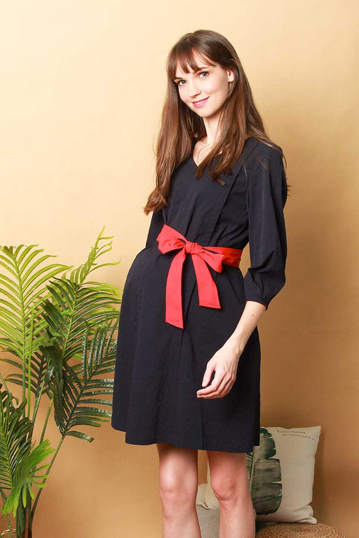 Cressida Nursing Dress Navy