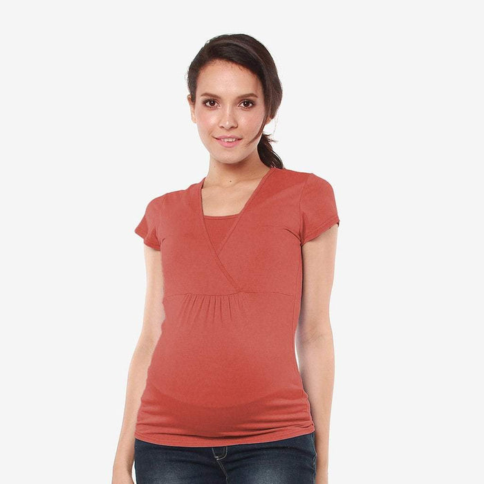 Adeline Nursing Nursing Top Dark Coral