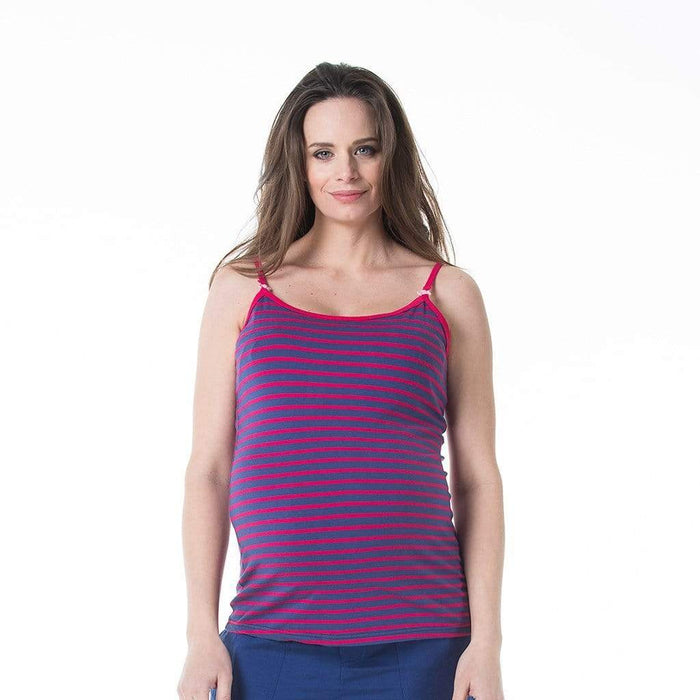 Corey Nursing Red Stripes Camisole