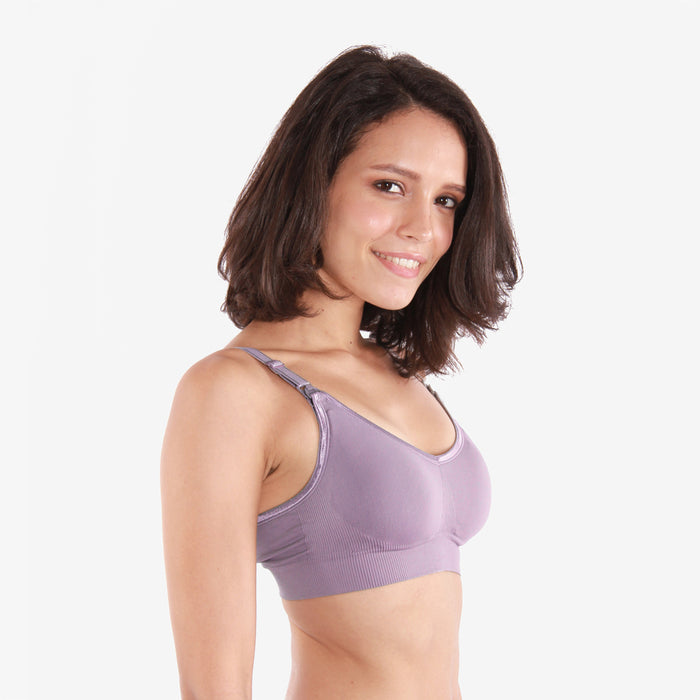 Marissa Seamless Nursing Bra Lilac