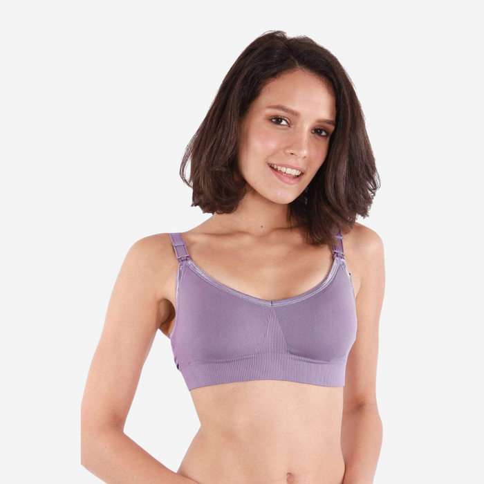 Marissa Seamless Nursing Bra Lilac