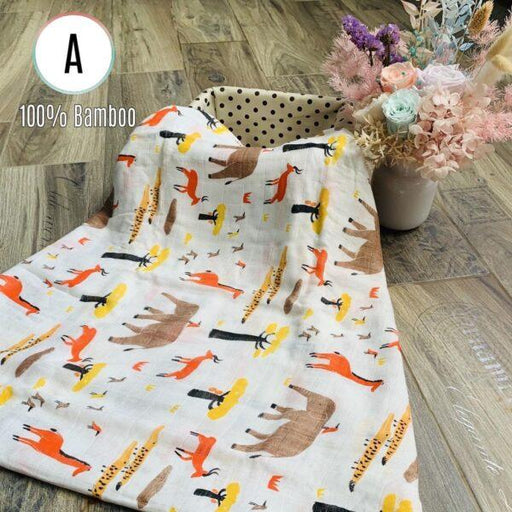 Biboo 100% Bamboo Muslin Swaddles