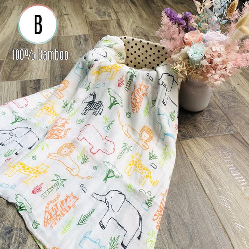 Biboo 100% Bamboo Muslin Swaddles