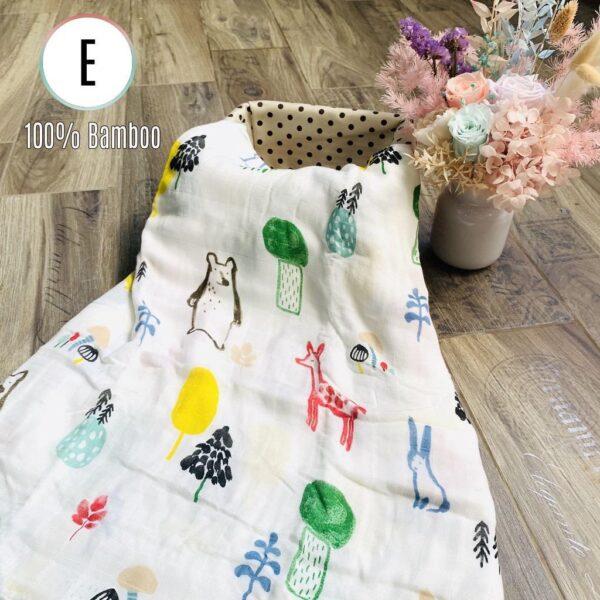 Biboo 100% Bamboo Muslin Swaddles