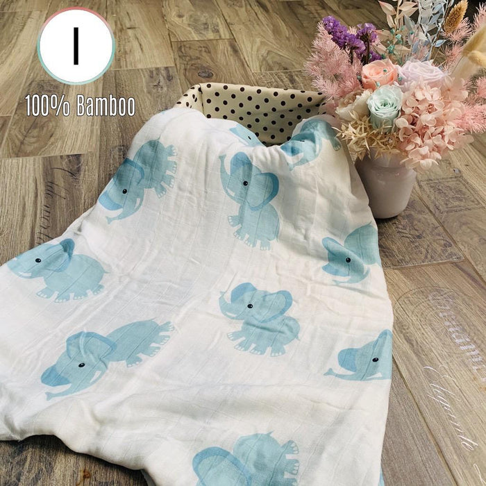 Biboo 100% Bamboo Muslin Swaddles