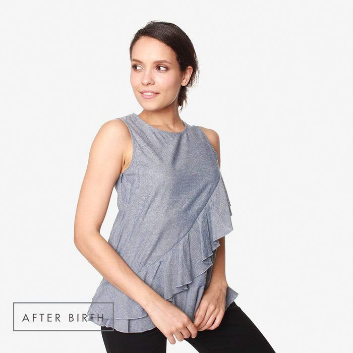 Carmeline Nursing Top Denim
