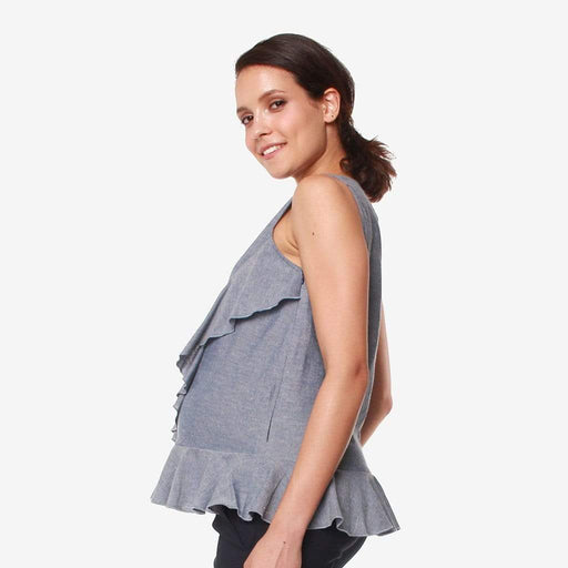 Carmeline Nursing Top Denim