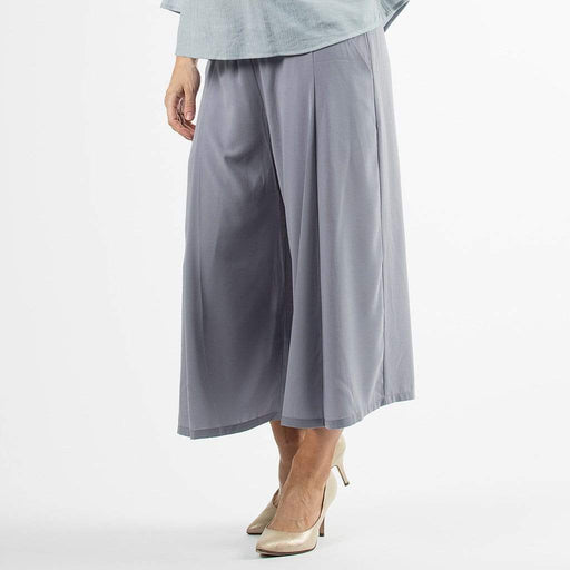 Charlie Pleated Flare Maternity Pants Grey