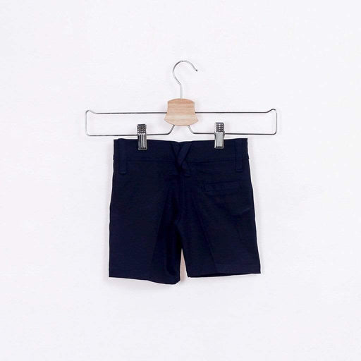Kyle Adjustable Waistband Bermuda Shorts Navy