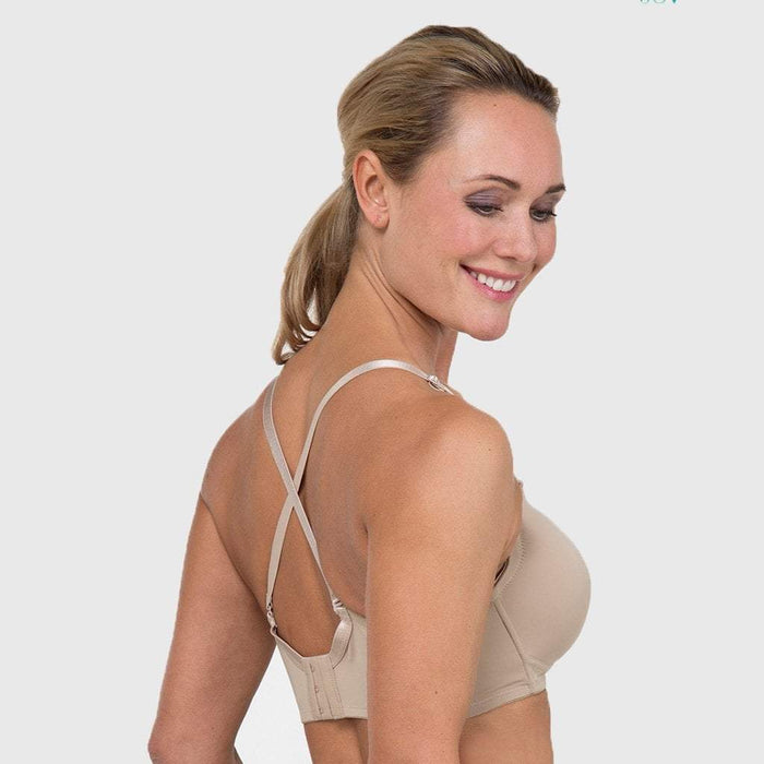 Maia Microfibre Nursing Bra Nude