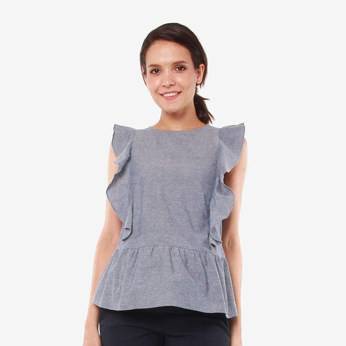 Daffodil Denim Top