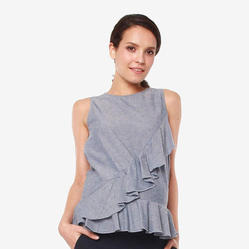 Carmeline Nursing Top Denim