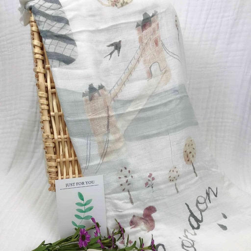 Cotton House Swaddle 120x120 - Bamboo Cotton