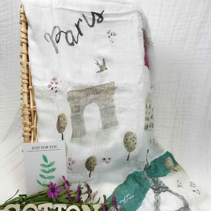 Cotton House Swaddle 120x120 - Bamboo Cotton