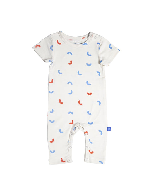 Habiebie MAC SS Onesie Off White/Multicolor