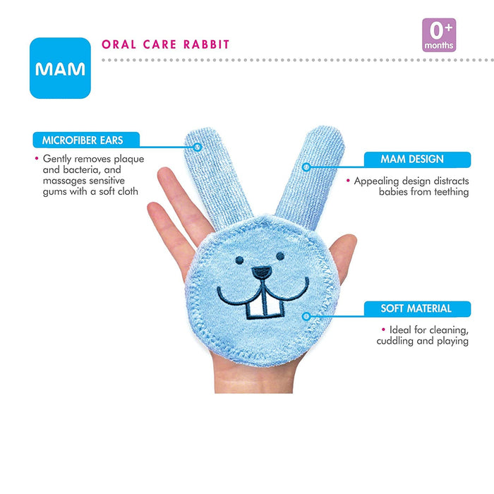 MAM Oral Care Rabbit Teething Glove