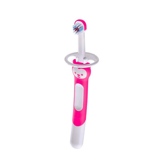 MAM Training Brush with Safety Shield Pink