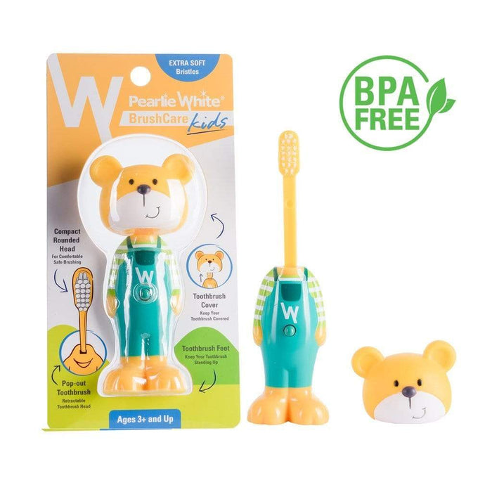 Pearlie White BrushCare Kids Pop-Up Extra Soft Toothbrush