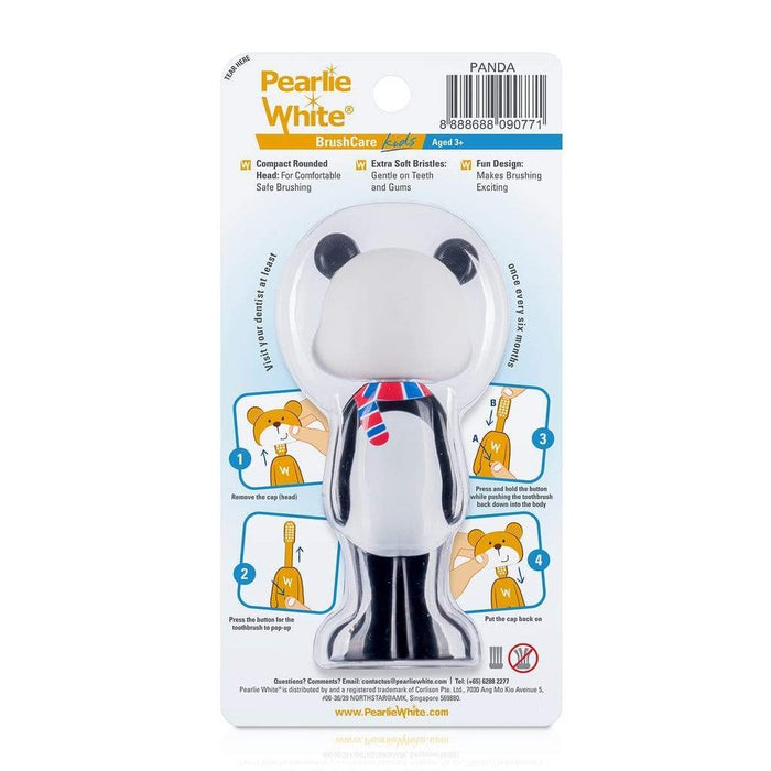 Pearlie White BrushCare Kids Pop-Up Extra Soft Toothbrush