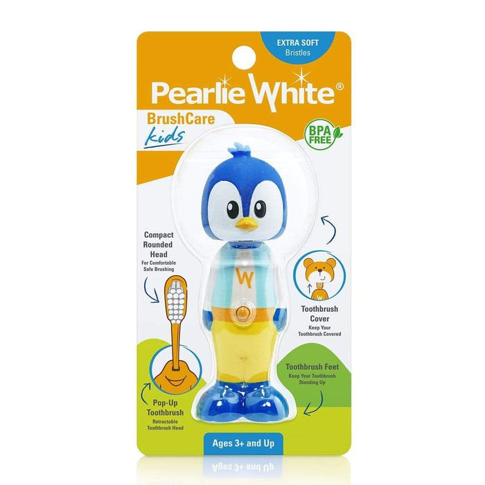 Pearlie White BrushCare Kids Pop-Up Extra Soft Toothbrush