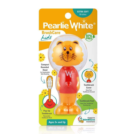 Pearlie White BrushCare Kids Pop-Up Extra Soft Toothbrush