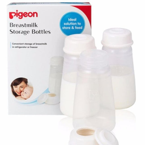 Pigeon Breastmilk Storage Slim Neck Bottles 3pcs/s