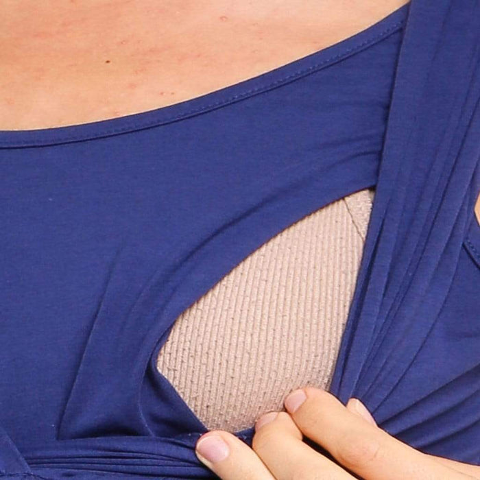 Alexandra Empire Nursing Top Navy