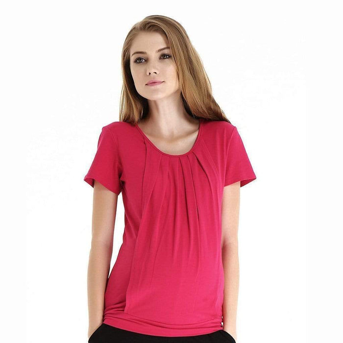 Alma Blouson Nursing Top Red