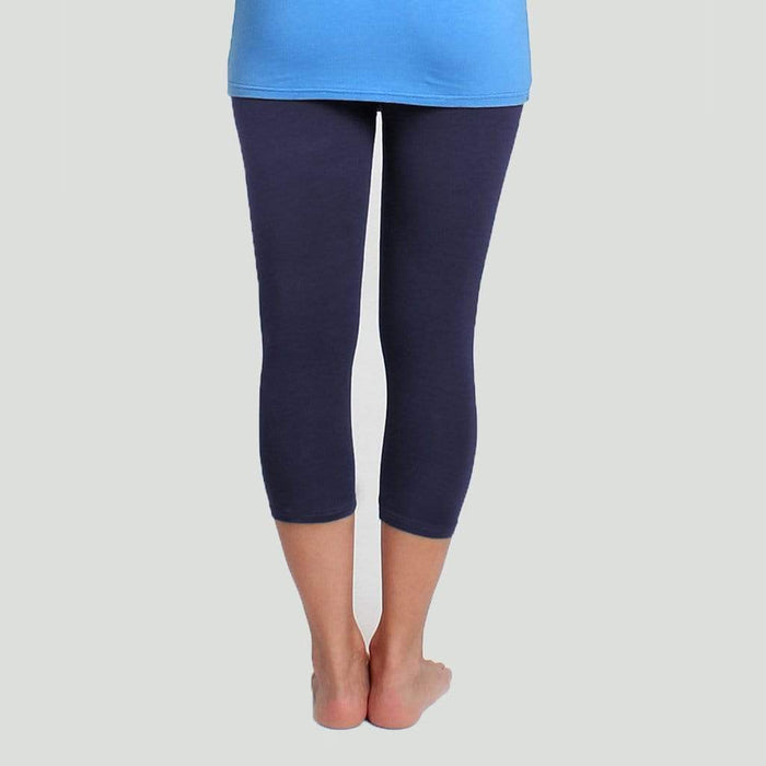 Anya Crop Maternity Leggings Navy