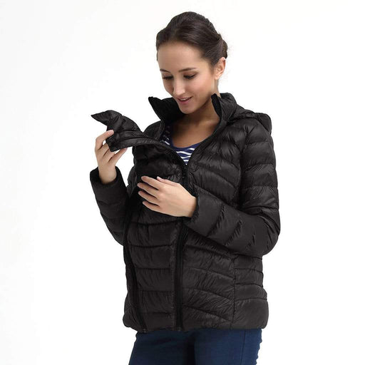 Belle Hooded Down Jacket Black