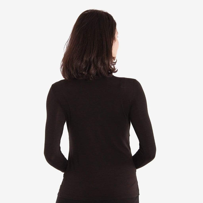 Bellezza Turtle Neck Nursing Top Black