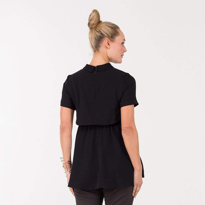 Bettina Empire Tunic Dark Grey