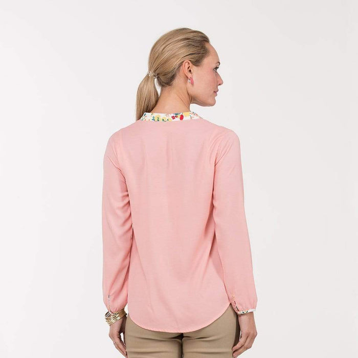 Blaise Mandarin Collar Top