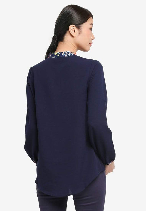 Blaise Mandarin Collar Top