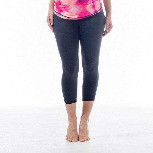 Caily Maternity Activewear Energy Fitness Crop Black