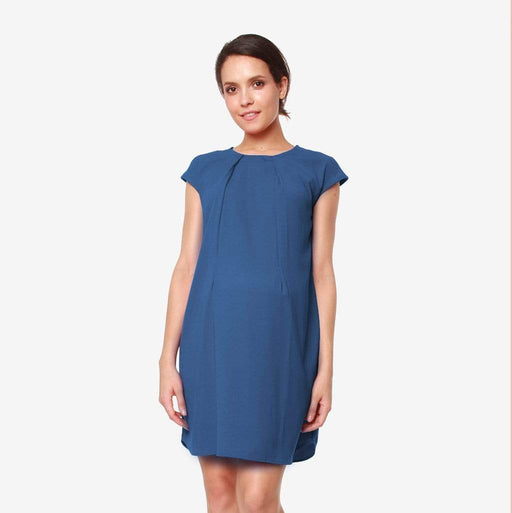 Cap Sleeves Corissa Nursing Dress Peacock