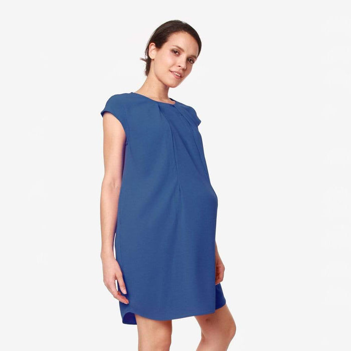 Cap Sleeves Corissa Nursing Dress Peacock