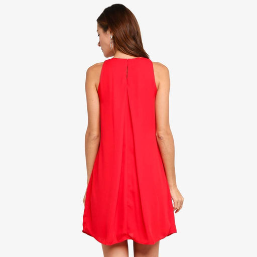 Carmene Sleeveless Nursing Dress Red