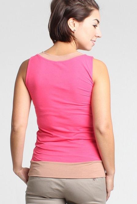 Casey Contrast Bamboo Fuchsia