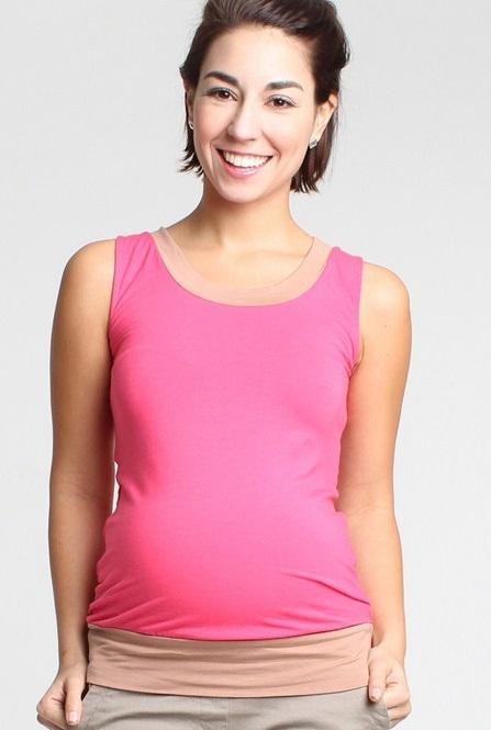 Casey Contrast Bamboo Fuchsia