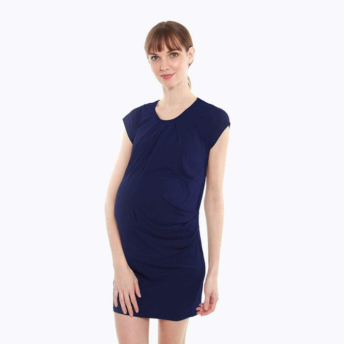 Cattee Nursing Navy Dress
