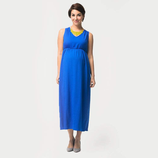 Cerise Maxi Maternity Dress Royal