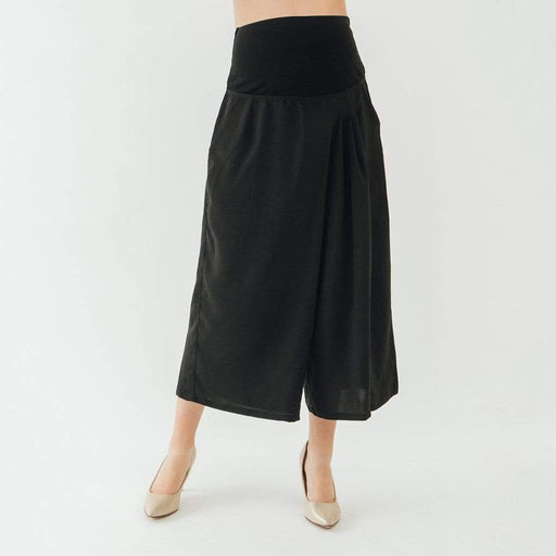 Charo Wrap Palazzo Crop Maternity Pants