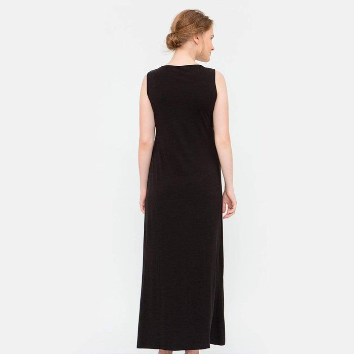 Chiyo Nursing Sleeveless Nursing Dress Black