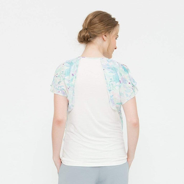 Clancy Overlap Nursing Top Water Print