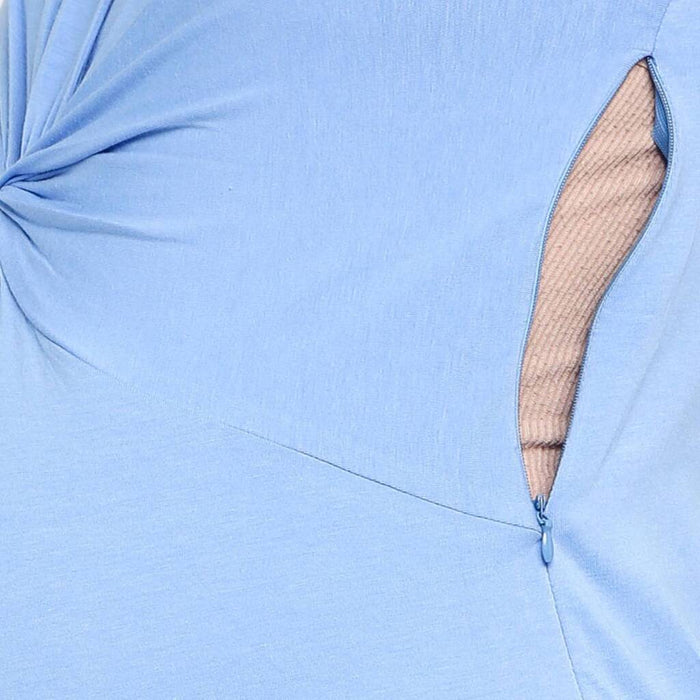 Clea Nursing Short Sleeve Nursing Dress Perry